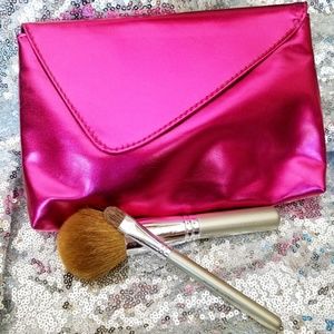bareMinerals Small Makeup Bag & Brushes